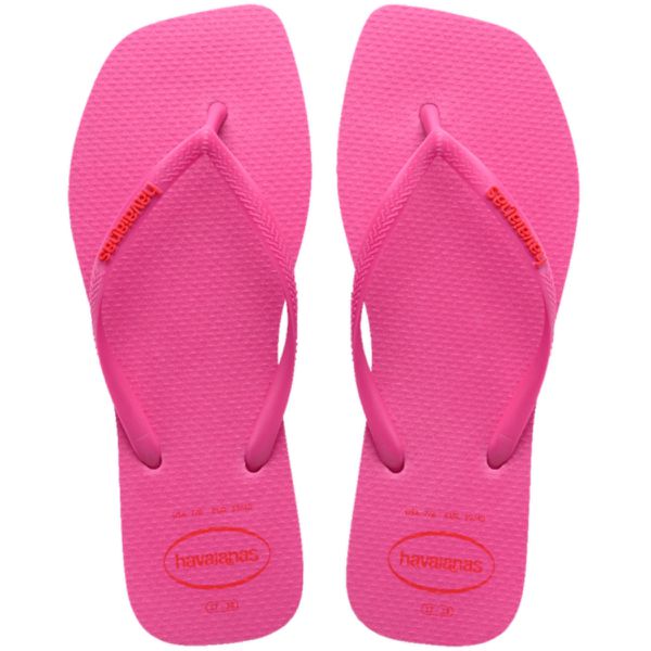 Havaianas Feminino Slim Square Pop UP-Rosa Flux - SÃO ROQUE CALÇADOS