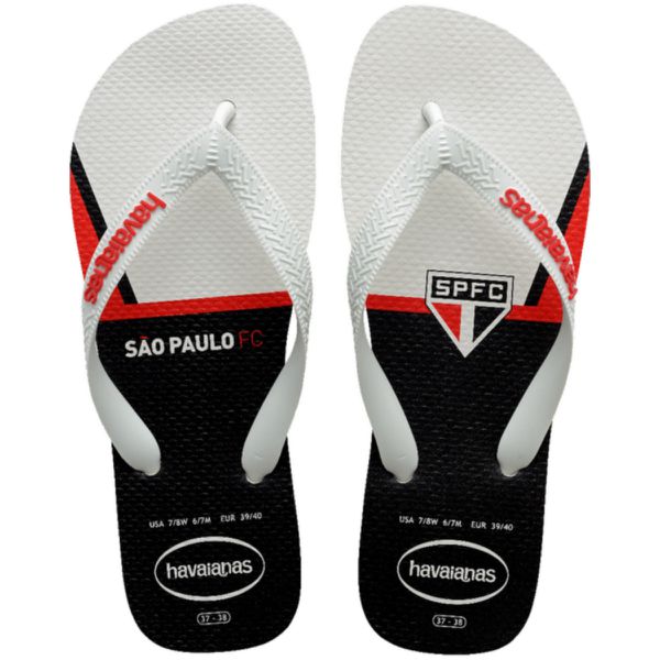 Chinelo Havaianas Top Times-Branco - SÃO ROQUE CALÇADOS