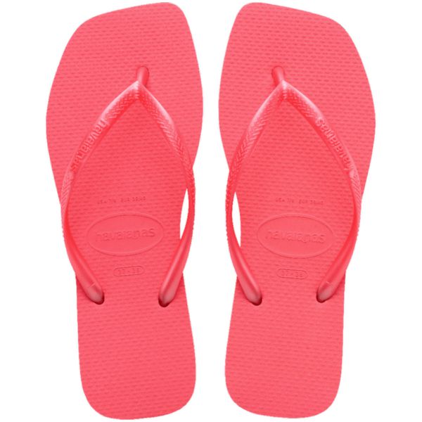 Chinelo Havaianas Slim Square-Coral Tropical - SÃO ROQUE CALÇADOS