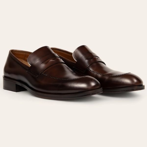 Sapato Social Penny Loafer Chocolate 