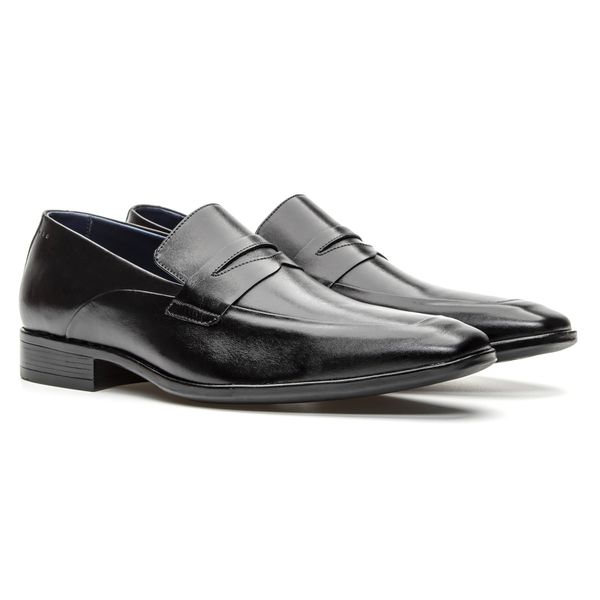 Sapato Social Masculino Loafer Major em Couro Estilo Italiano