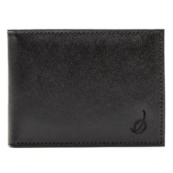 Carteira Bigioni Masculina 100% couro Preta 80