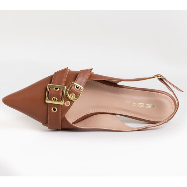 Slingback Napa Santorine Caramelo