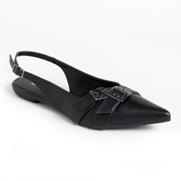 Slingback Napa Santorine Preto