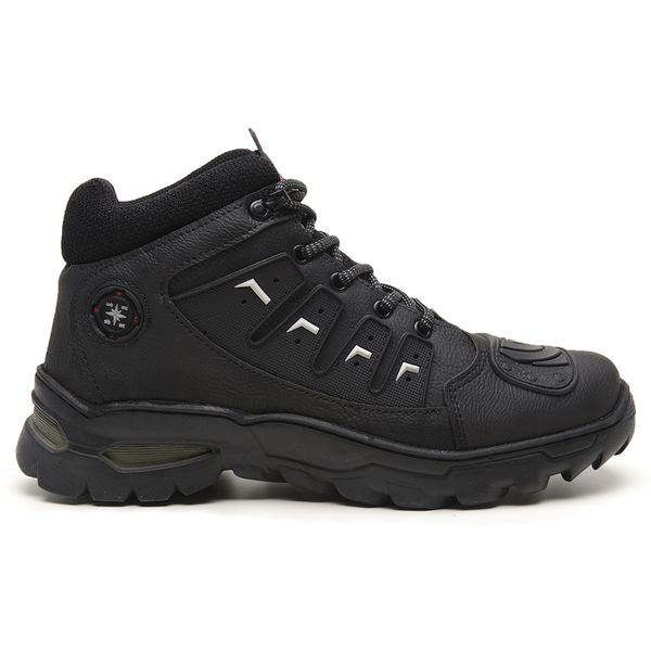 Bota Adventure Masculina Preta Coturno Casual