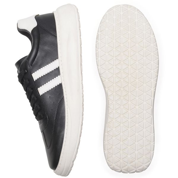 Tênis Masculino Casual Leve Preto com Off White