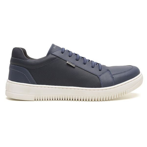 Tênis Casual Masculino Azul Marinho Confortável