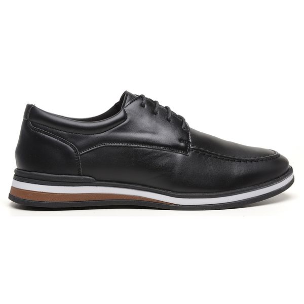 Sapatênis Casual Masculino Oxford Preto
