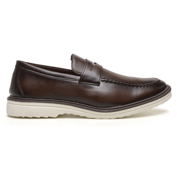 Mocassim Sapato Casual Masculino Capuccino