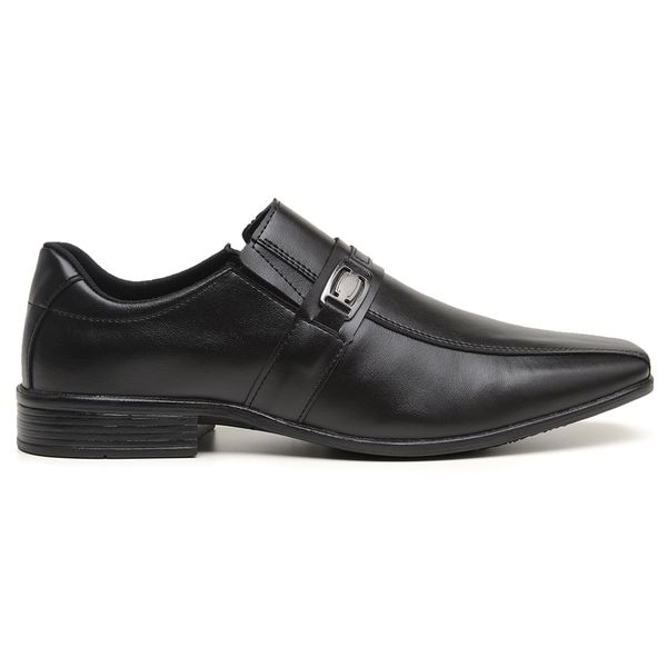 Sapato Social Masculino Casual Elegante Preto Calce Fácil