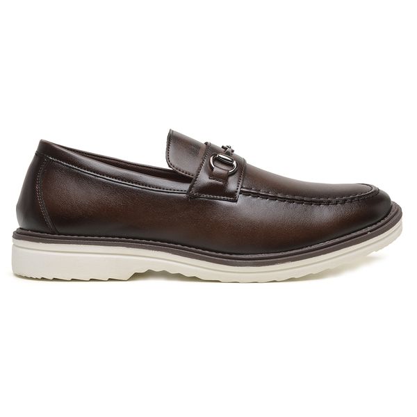 Sapato Mocassim Casual Masculino Capuccino