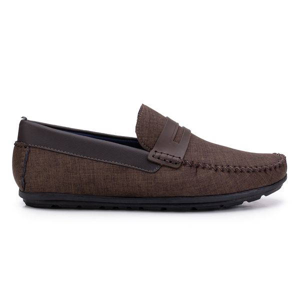 Mocassim Sapato Casual Masculino Café