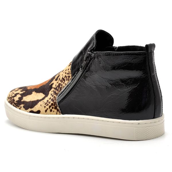 Slip on verniz preto hotsell