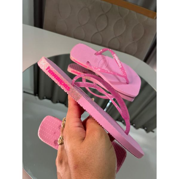 Chinelo HAV. Duo rosa Talline Sapatilhas Atacado
