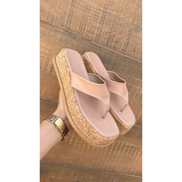 FLATFORM CORTIÇA NUDE
