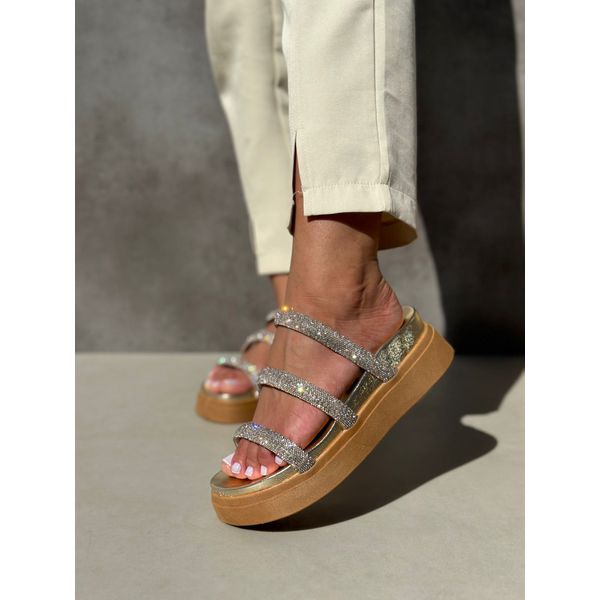 Flatform Tiras Ouro Light