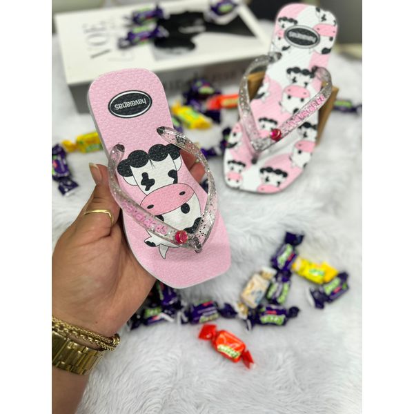 Chinelo HAV. Vaca Rosa Inf 