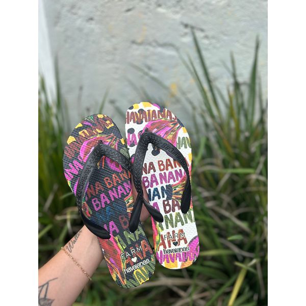 Chinelo HAV. Estampado Banana