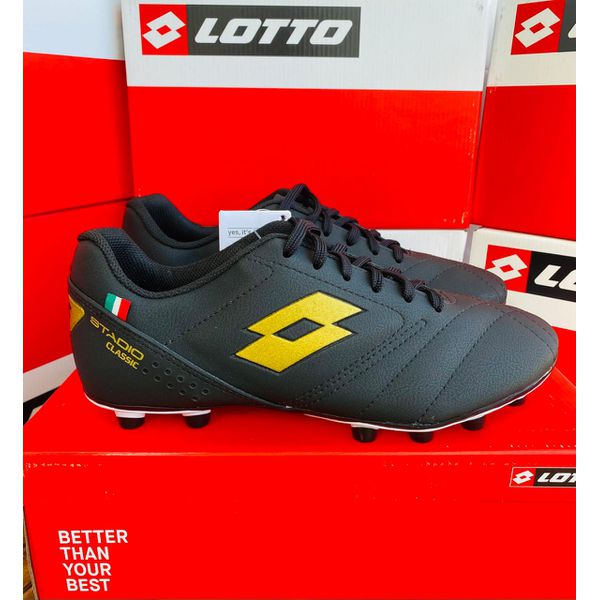 CHUTEIRA DE CAMPO LOTTO PRETO/OURO