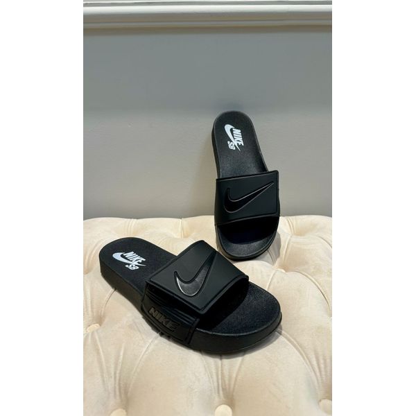 Slide Nk Preta Velcro