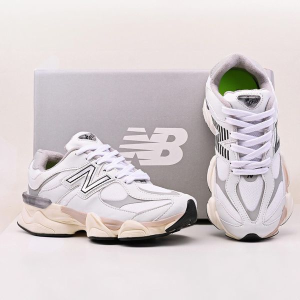 Tênis N 9060 Branco com Cinza Novo
