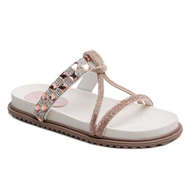 Rasteira birken branca 2025
