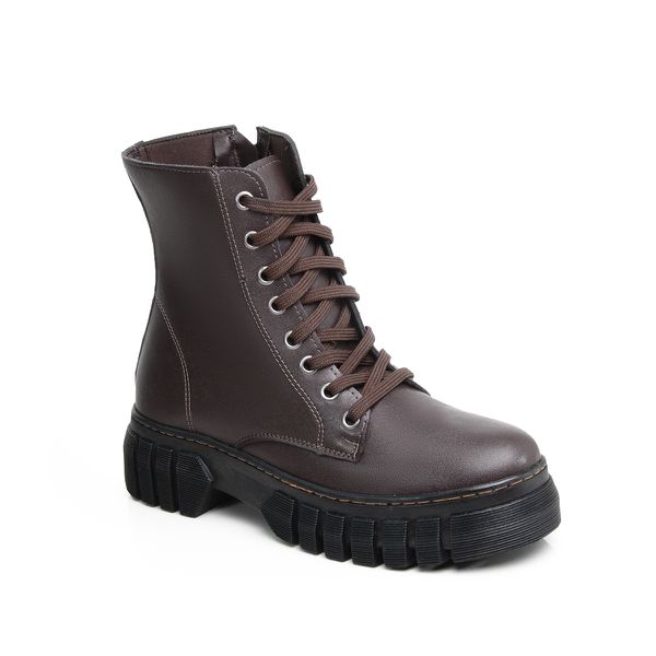 Bota Coturno Feminina Tratorada Jade