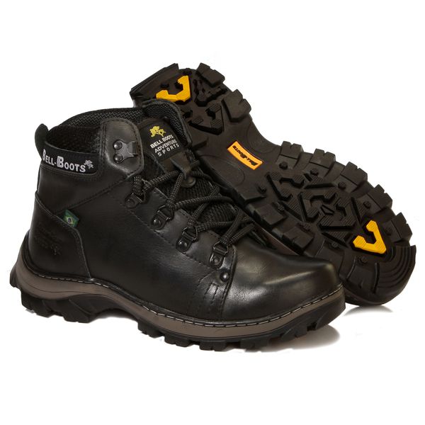 Bota Adventure em Couro Bell Boots 650 Preto 1932