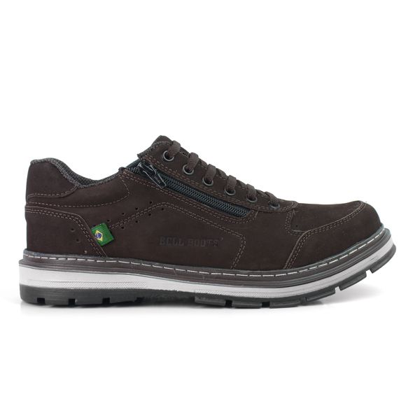 Tênis Adventure Survivor Bell-Boots em Couro - 850 - Café - 731