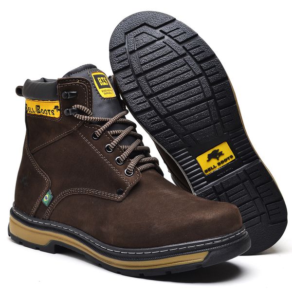 Bota Masculina Adventure Bell Boots 801 Chocolate 865 SAPATO