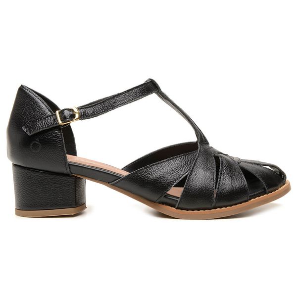 Sapato Feminino Boneca BROMÉLIA - Preto - 601.54