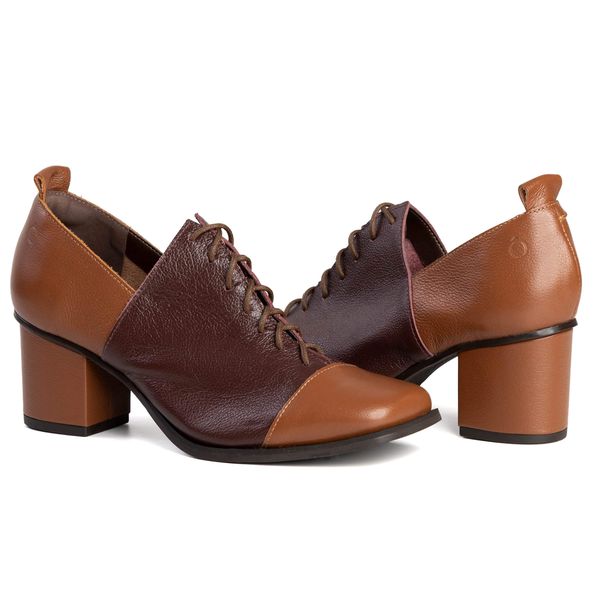 Sapato Boneca CITRINO - Chocolate e Madeira - 400.39