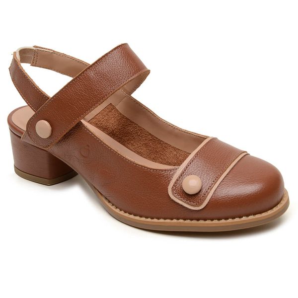 Sapato MOMENTO - Chocolate E Nude - 2075.2