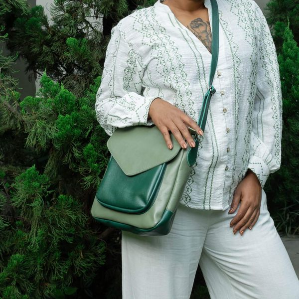 Bolsa RetrÔ - Sálvia e Verde Folha - ANCESTRAL