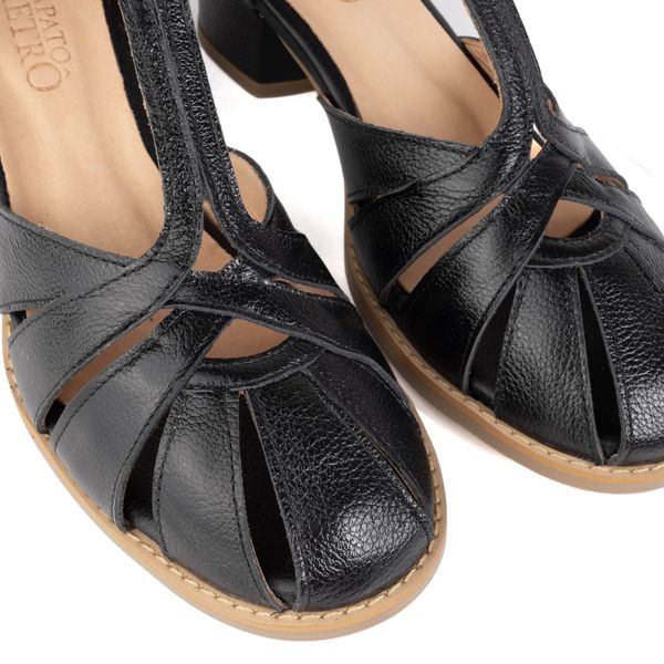 Sapato Feminino Boneca BROMÉLIA - Preto - 601.54