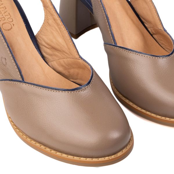 Sapato Boneca RetrÔ - Fendi e Azul Anil - ALÉM