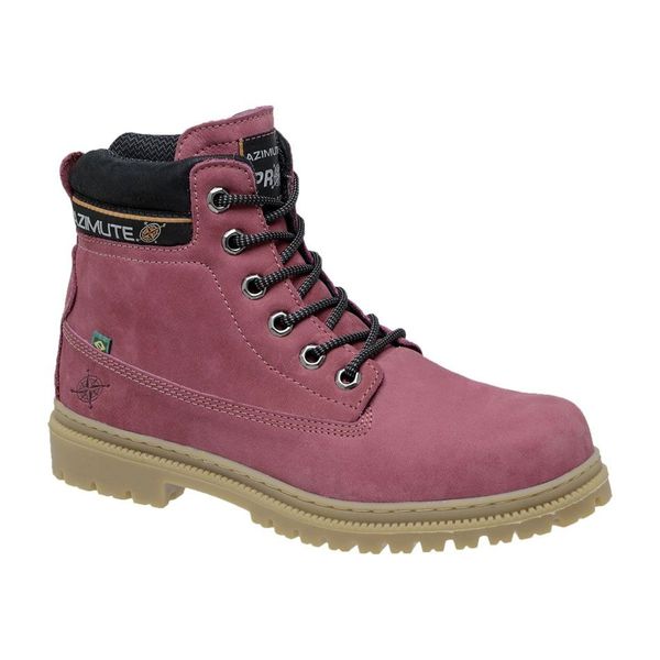 Coturno Adventure Masculino Em Couro Na Cor Pink 790 Terra