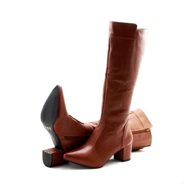 Bota rioutlet montaria cano hotsell longo marrom