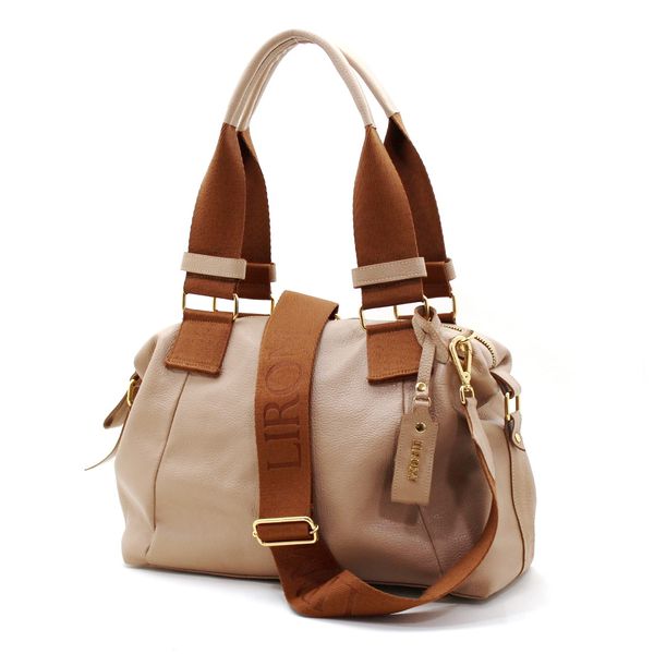 Bolsas Femininas De Couro Legitimo Lirom Macio Alta Qualidade Nude