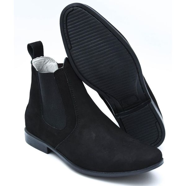 Bota Chelsea Camurça Preto