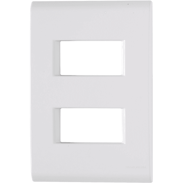 Placa 4X2 de 2 Postos Separados Tramontina - 57106/006