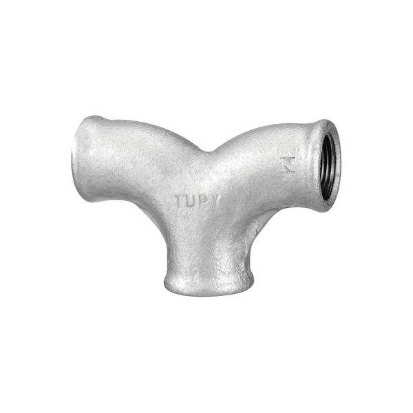 Tê Curva Dupla 3/4" Galvanizado Tupy - 125500633