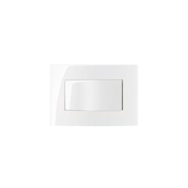 Conjunto Interruptor Simples para Móveis Margirius Linha Sleek 10A Branco 65x45mm - 15795