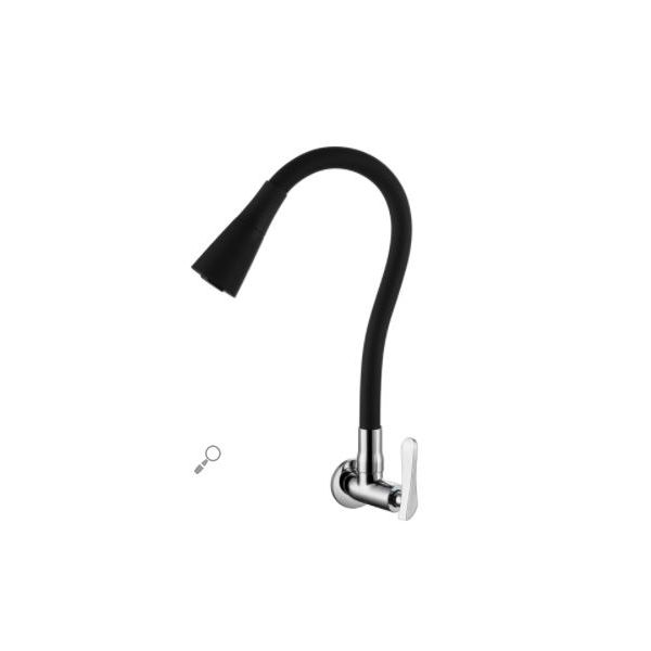 Torneira para Parede Gourmet Flexível Preta Doan - ME03S