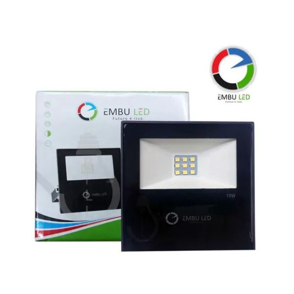 Refletor LED 10W Embuled 6000K IP67 