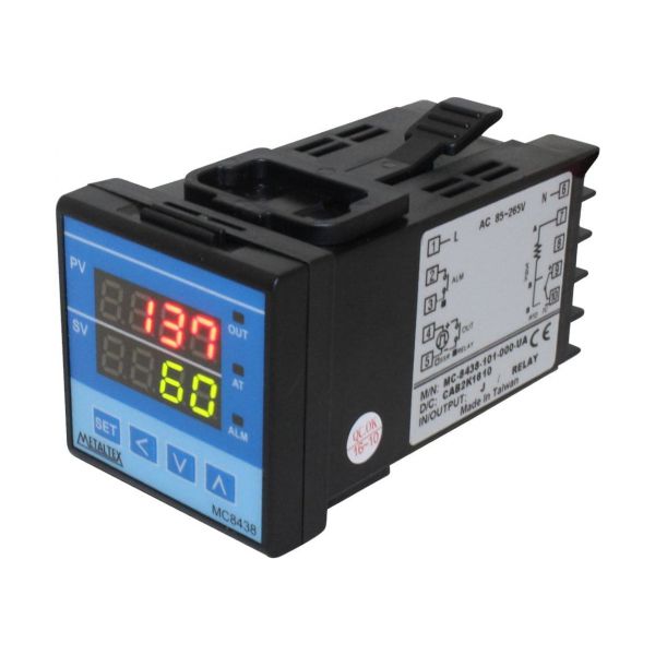 Controlador de Temperatura 48X48MM Metaltex MC8438-201-000