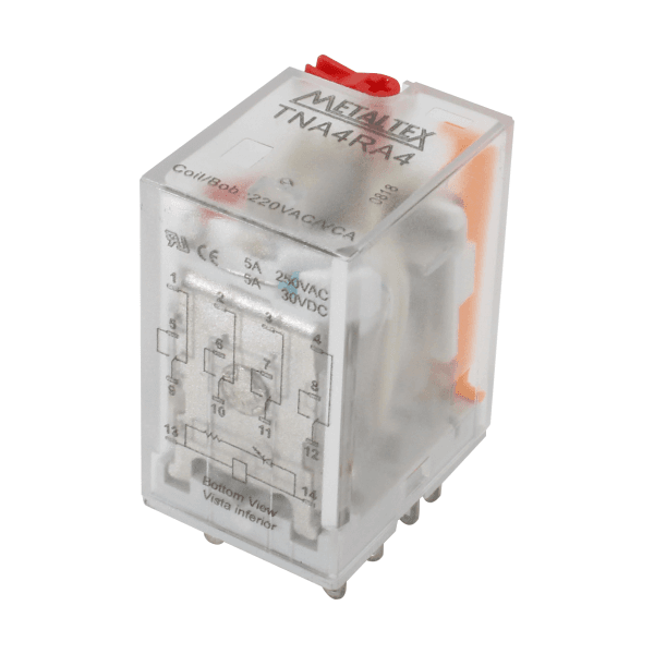 Rele Subminiatura Metaltex TNA4RA4