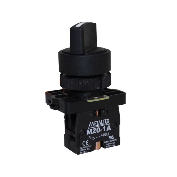 Chave Seletora 2 Postos Metaltex P20SCR2-B-1A 