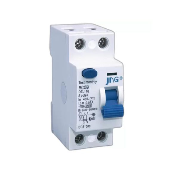 Interruptor Diferencial Residual IDR Bipolar 63A 30MA - JNG