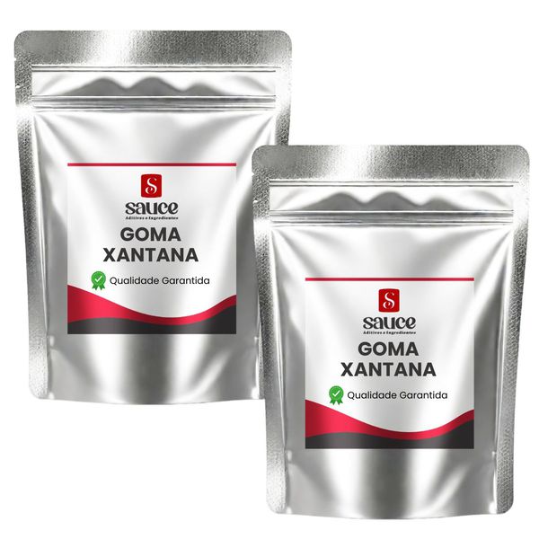 Kit Goma Xantana - Mesh 200 - 2 pct - 1 Kg cada